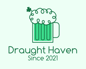 Irish Beer Froth  logo design