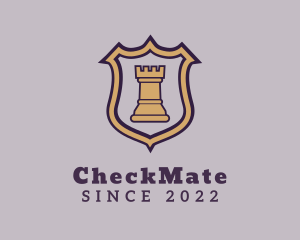 Knight Chess Castle logo design