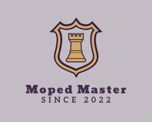 Knight Chess Castle logo design