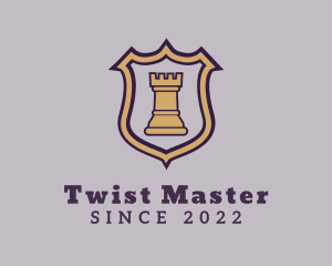 Knight Chess Castle logo design