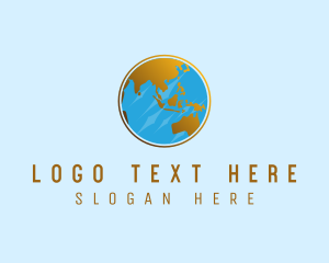 Global - Globe Map Planet logo design