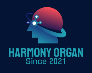 Organ - Human Brain Orbit logo design