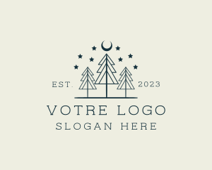 Outdoor Tree Forest Logo