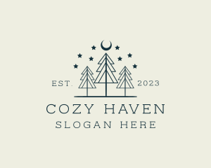 Outdoor Tree Forest logo design