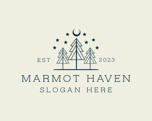 Outdoor Tree Forest logo design