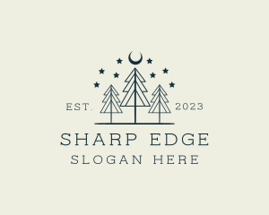 Outdoor Tree Forest logo design