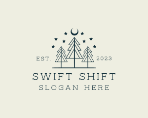 Outdoor Tree Forest logo design