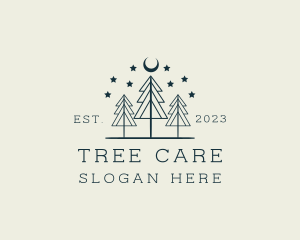 Outdoor Tree Forest logo design