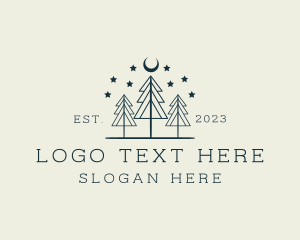 Outdoor Tree Forest Logo