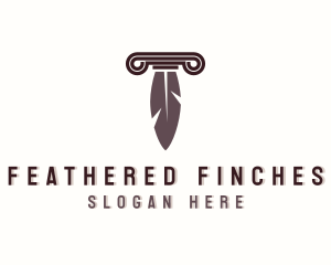 Feather Quill Paralegal logo design