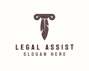 Paralegal - Feather Quill Paralegal logo design