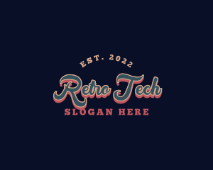 Retro Fashion Boutique logo design