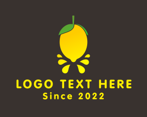 Juice Bar - Lemon Juice Extract logo design