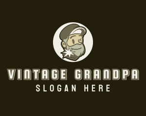 Grandpa Marijuana Sailor logo design