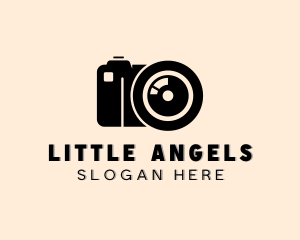 Camera Lens Photography Studio Logo