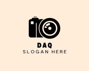 Camera Lens Photography Studio Logo
