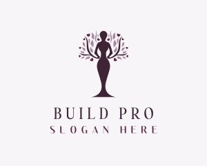 Environment - Female Organic Tree logo design