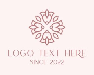 Girly - Flower Cosmetics Boutique logo design