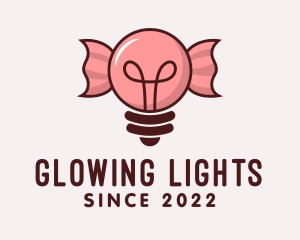 Light Bulb Candy  logo design