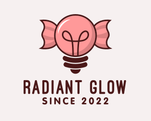 Light Bulb Candy  logo design