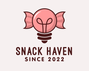 Light Bulb Candy  logo design