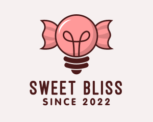 Light Bulb Candy  logo design