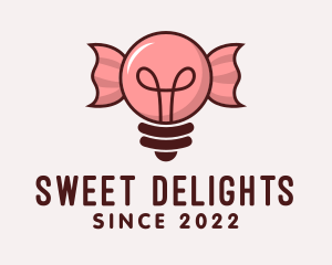 Light Bulb Candy  logo design