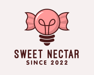 Light Bulb Candy  logo design