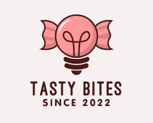 Light Bulb Candy  logo design