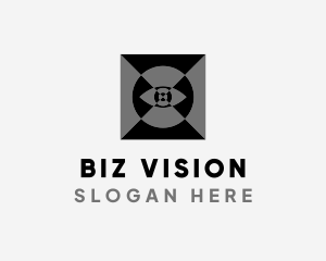 Optical Eye Illusion logo design