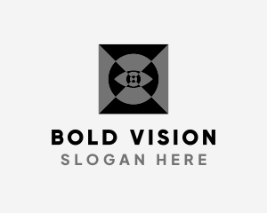 Optical Eye Illusion logo design