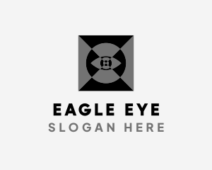 Optical Eye Illusion logo design