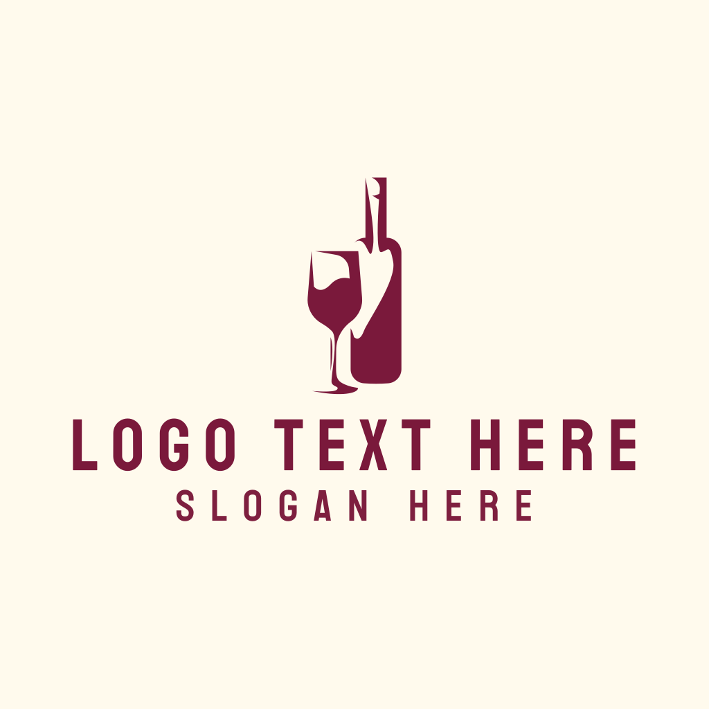 Wine Bottle Glass Logo | BrandCrowd Logo Maker