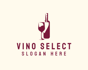 Sommelier - Wine Bottle Glass logo design