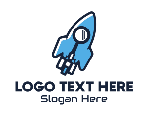 Networking - Rocket Launch Search logo design