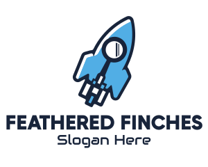 Rocket Launch Search logo design