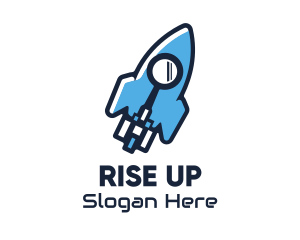 Rocket Launch Search logo design