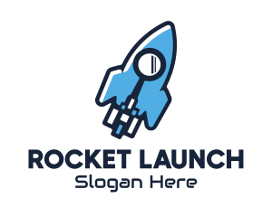 Rocket - Rocket Launch Search logo design