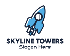 Rocket Launch Search logo design