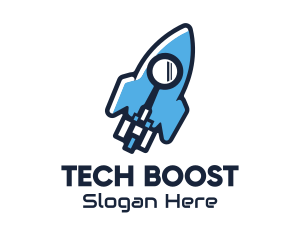 Rocket Launch Search logo design