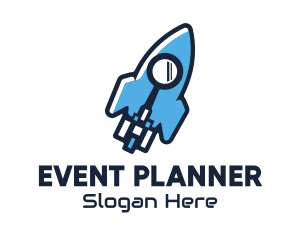 Blue - Rocket Launch Search logo design