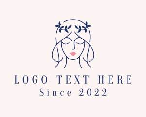 Caucasian - Fashion Cosmetics Woman logo design