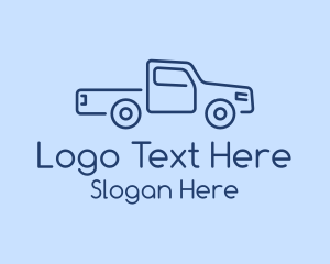Delivery Truck Business  Logo