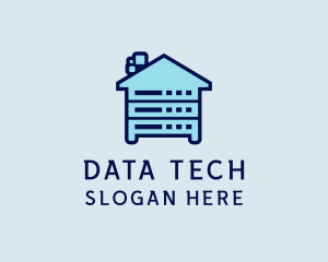Database - Database Server House logo design