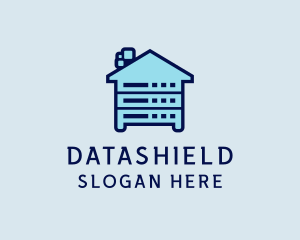 Database Server House logo design