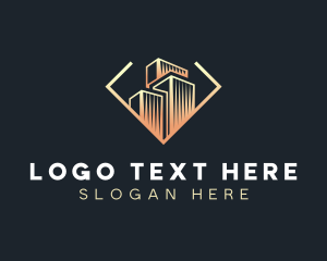 Contractor - Luxury Architecture Building logo design