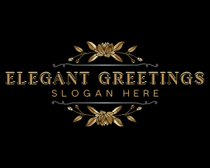 Elegant Flower Boutique logo design