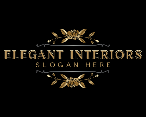 Elegant Flower Boutique logo design