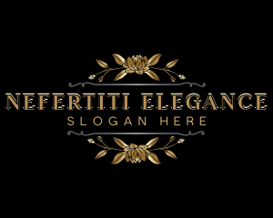 Elegant Flower Boutique logo design