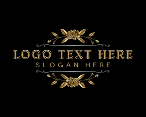 Elegant Flower Boutique Logo